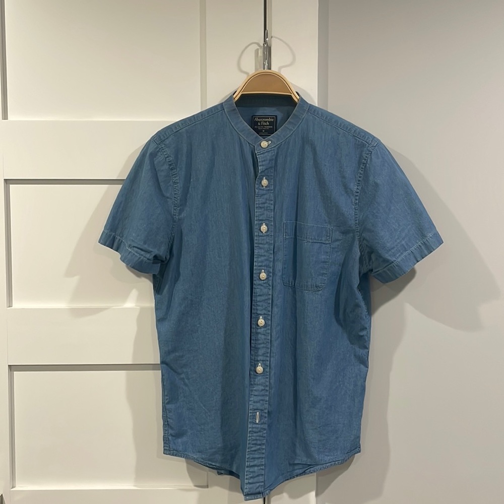 Abercrombie Denim Short- Sleeved Shirt